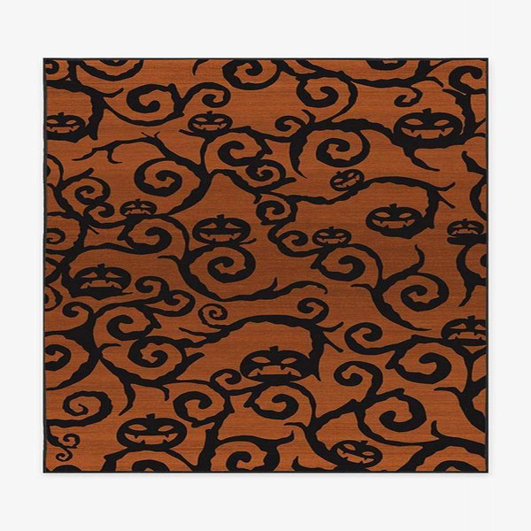 Halloween Night Rust Orange Rug RCDD81F29960