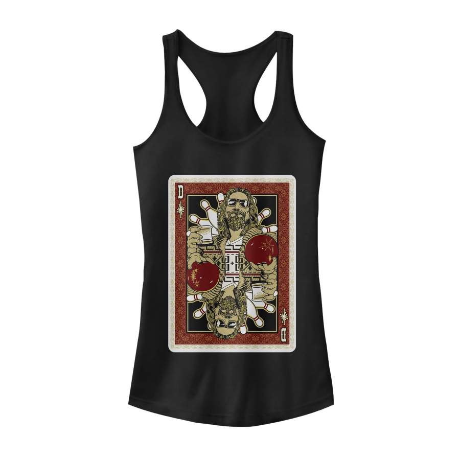 The Big Lebowski Junior’s Dude Playing Card  Racerback Tank