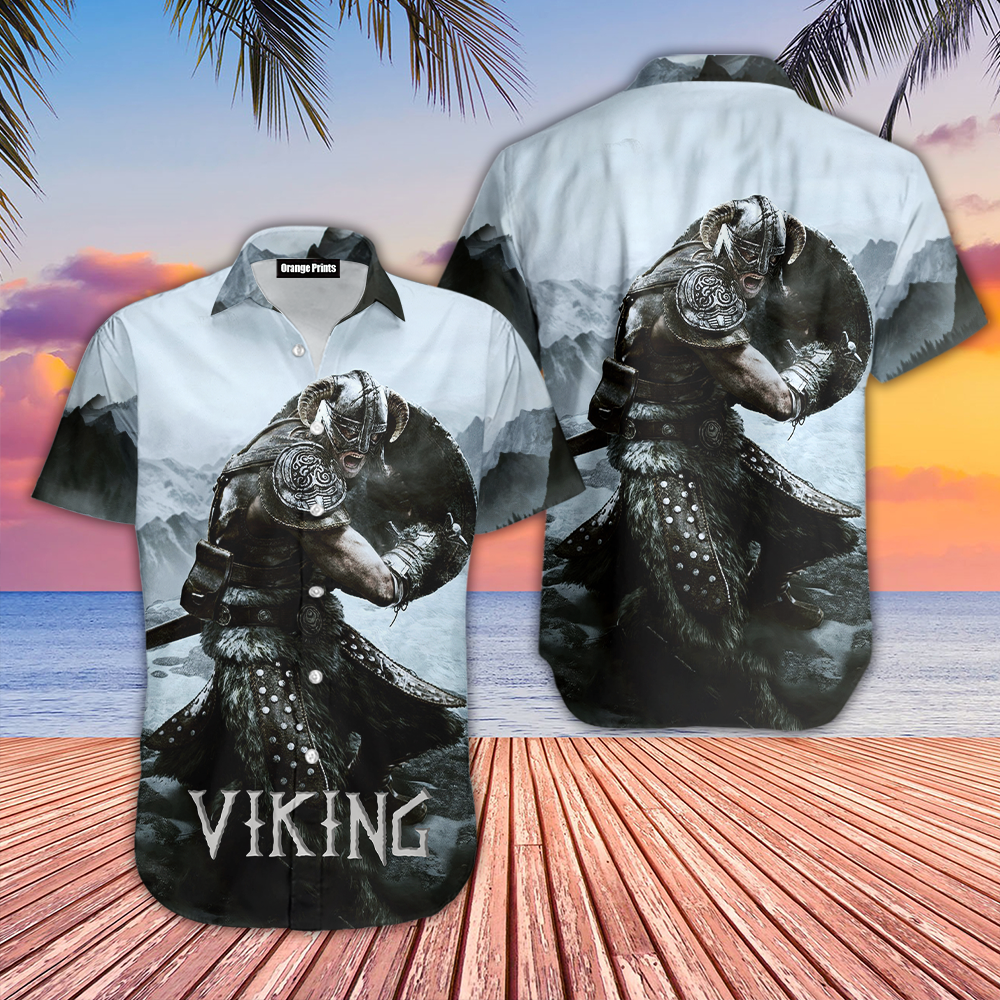 Viking Warrior Hawaii Shirt For Men Women Ha22142