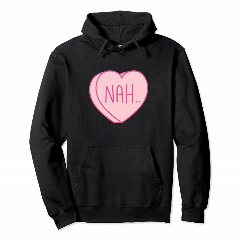 Anti Valentine’s Day Heart Candy Single Awareness Pullover Hoodie