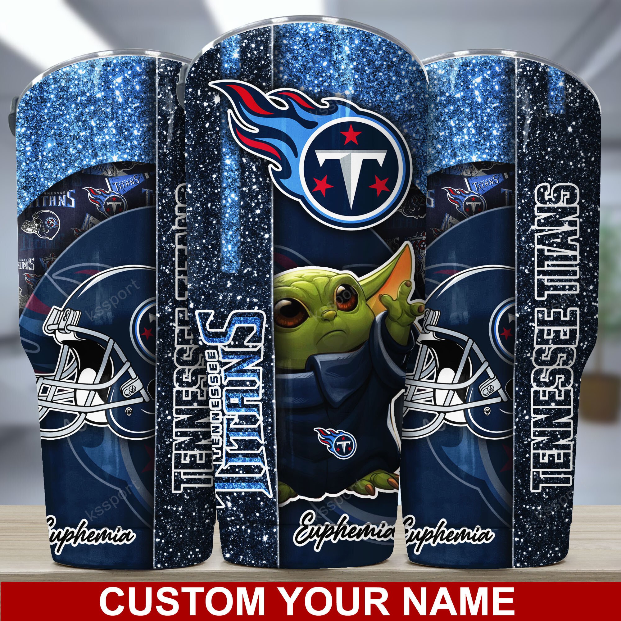 Tennessee Titans Custom Name Tumbler Bg180