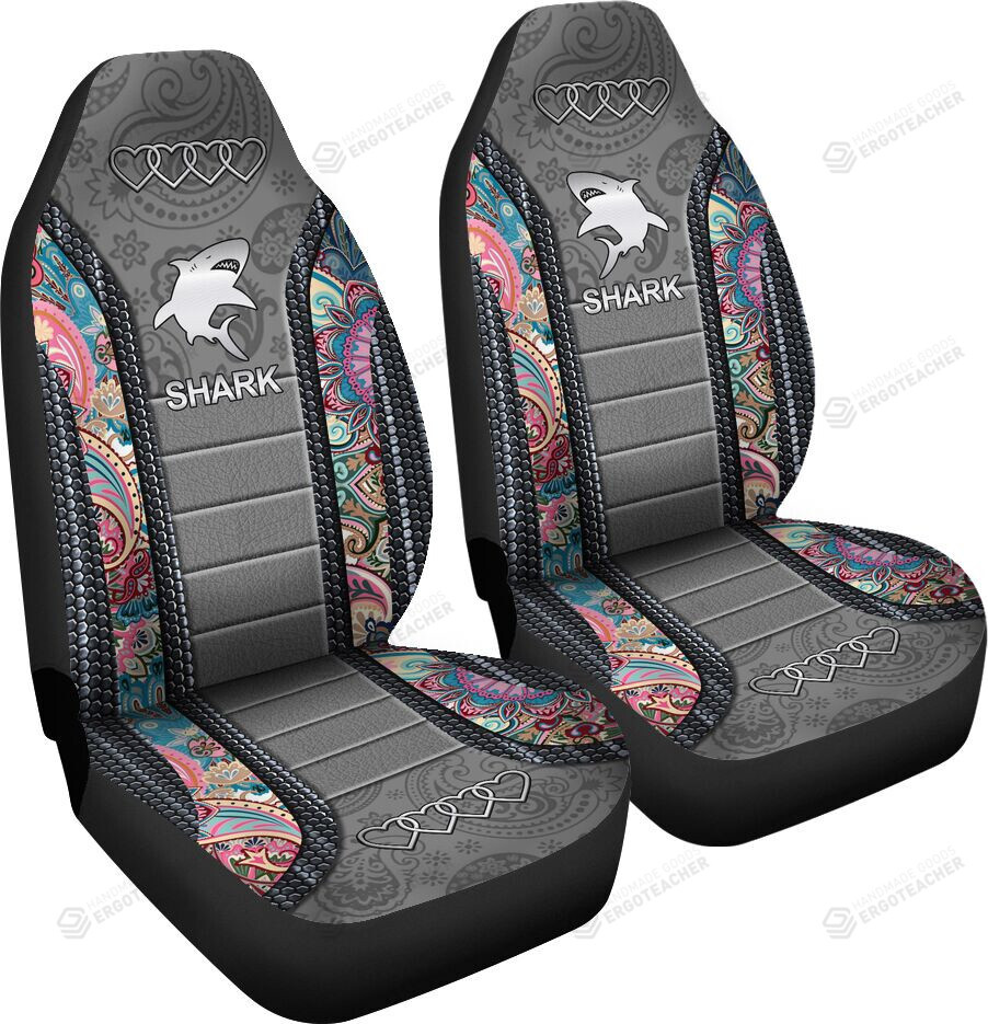 Shark Paisley Car Seat Covers