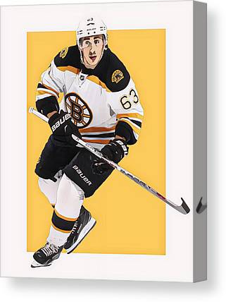 Brad Marchand Boston Bruins Oil Art Joe Hamilton Canvas Print