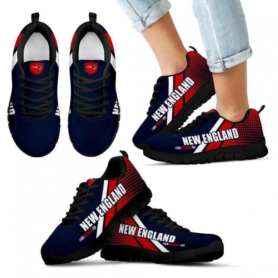 Go New England Patriots Go New England Patriots Sneakers