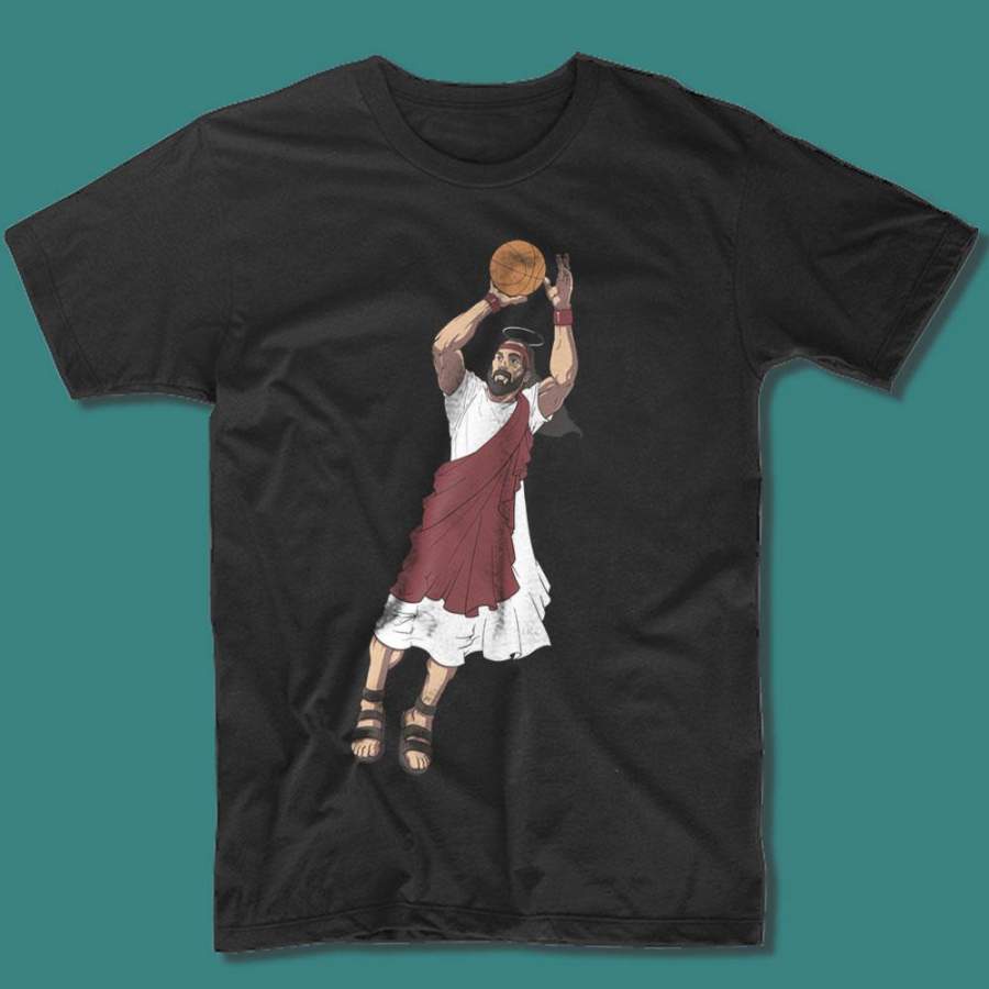 Jumpshot Jesus Men’S T-Shirt