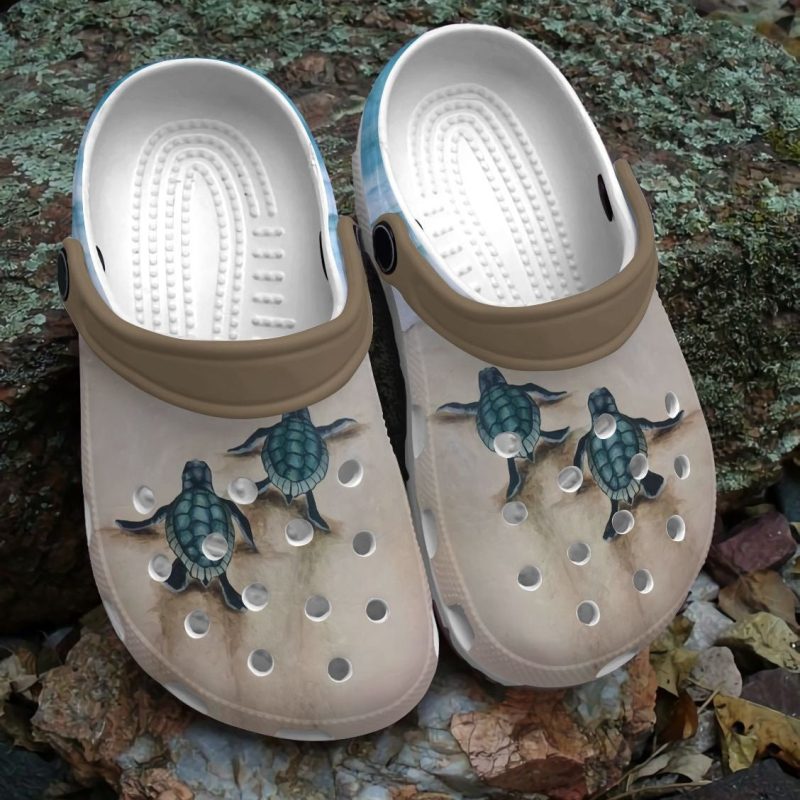 Turtle Move On The Sand Shoes clogs For Women Men