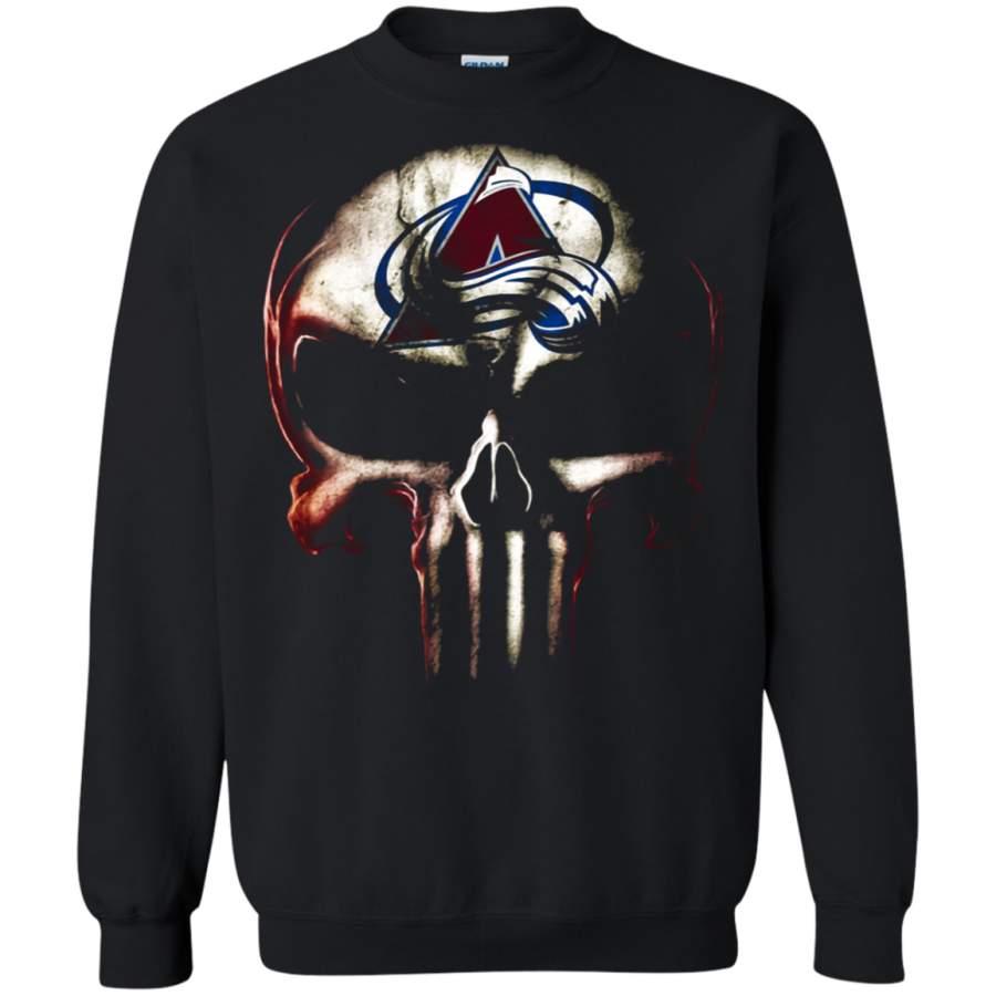 AGR Colorado Avalanche The Punisher Mashup Ice Hockey Sweatshirt