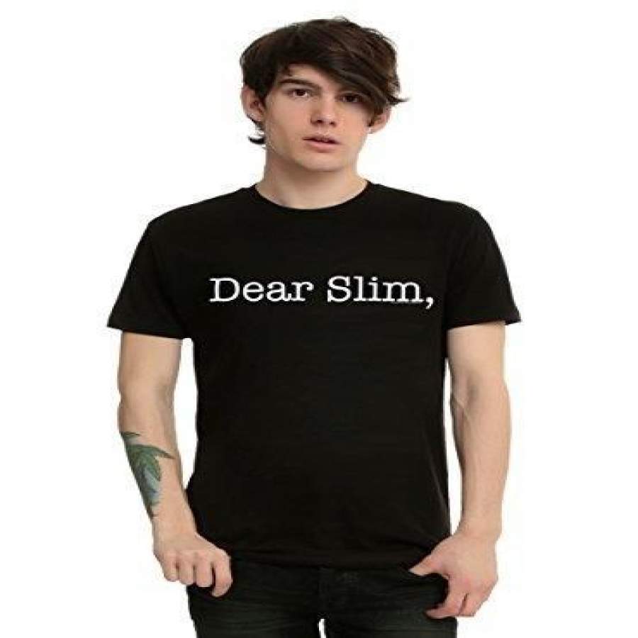 YPS Men t-shirt Printed T-shirt Men casual shirt Eminem Dear Slim T-Shirt