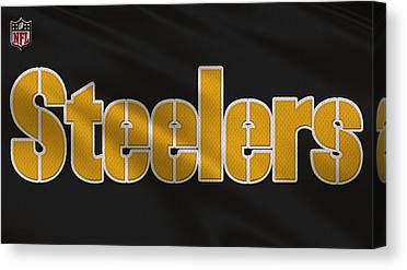 3 Pittsburgh Steelers Uniform Joe Hamilton Canvas Print