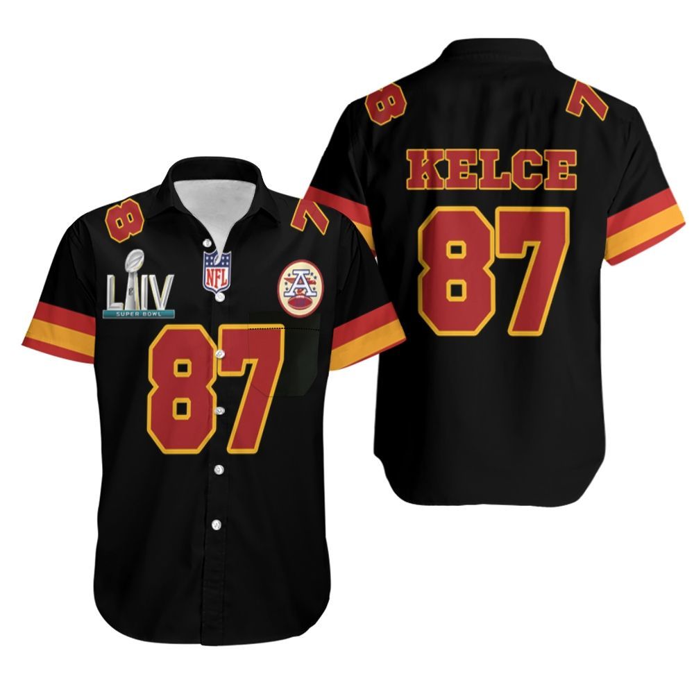 87 Travis Kelce Kannas City 1 Jersey Inspired Style Hawaiian Shirt