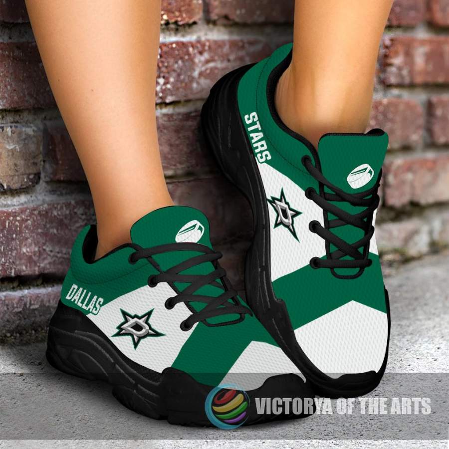 Colorful Logo Dallas Stars Chunky Sneakers