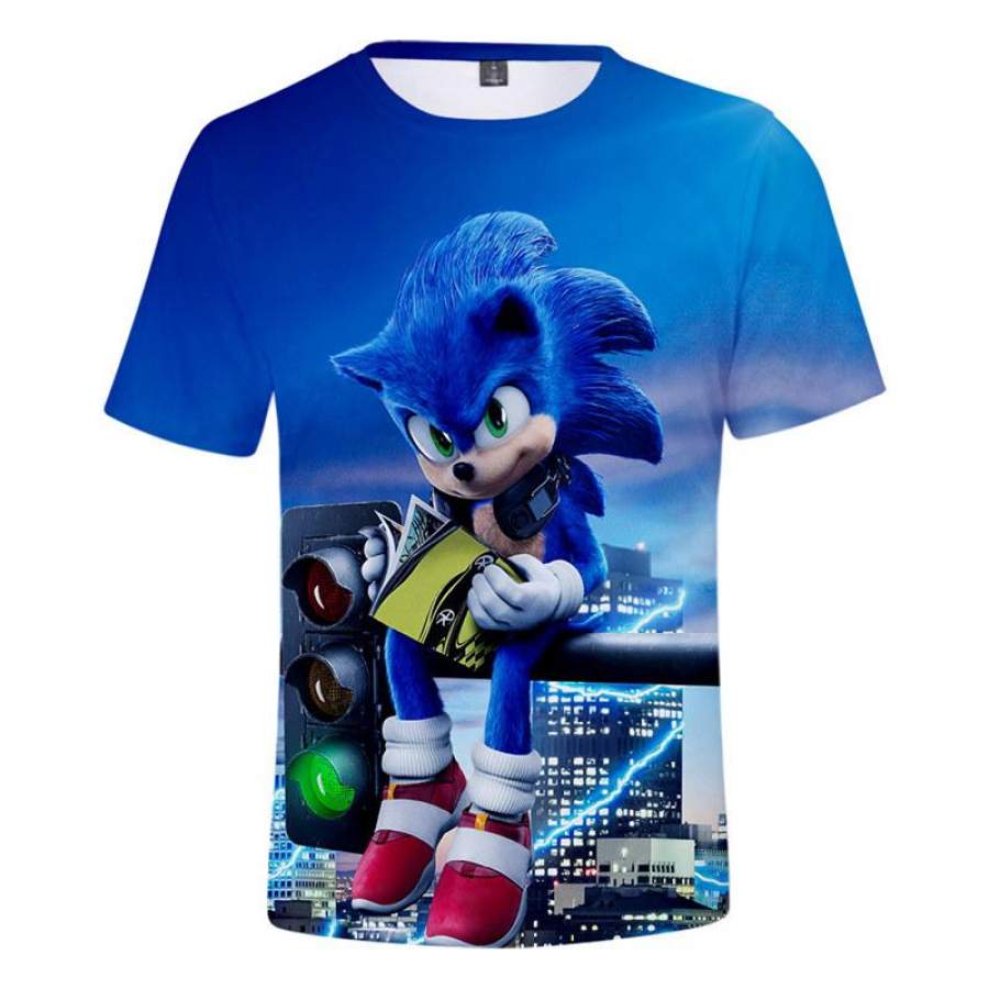 New Sonic The Hedgehog Children 3D T-Shirt