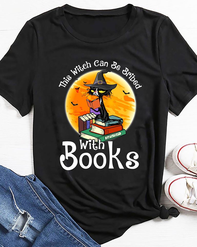 This Witch Can Be Bribed With Books Standard Men T-shirt