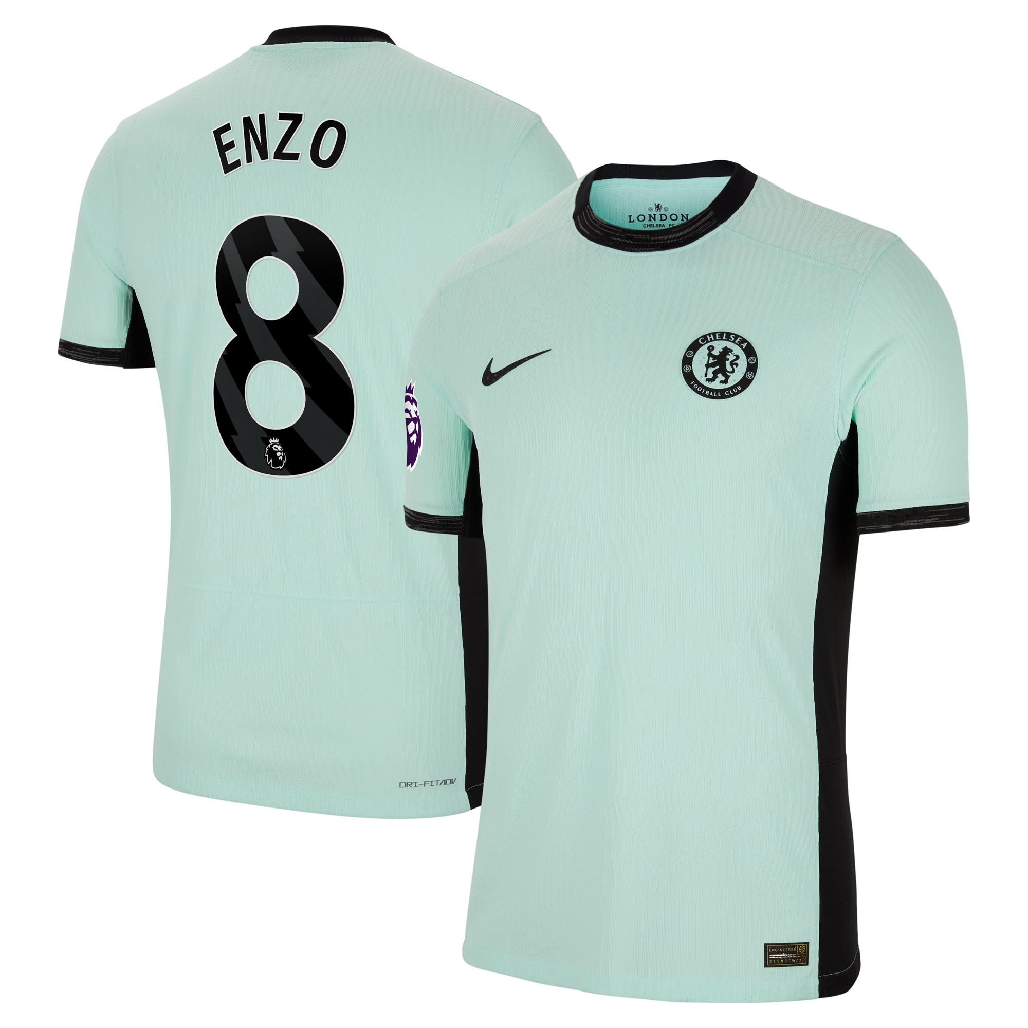 Enzo Fernández Chelsea 2023/24 Third Match Authentic Player Jersey – Mint