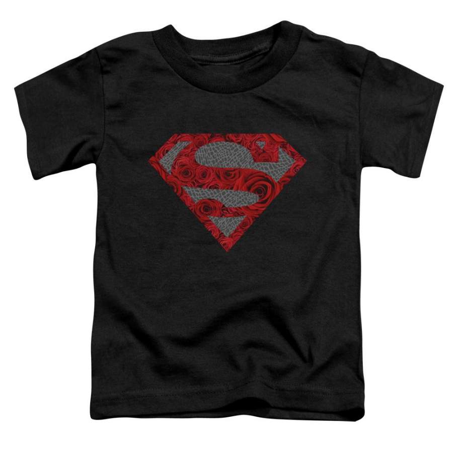 Superman – Elephant Rose Shield Short Sleeve Toddler Tee