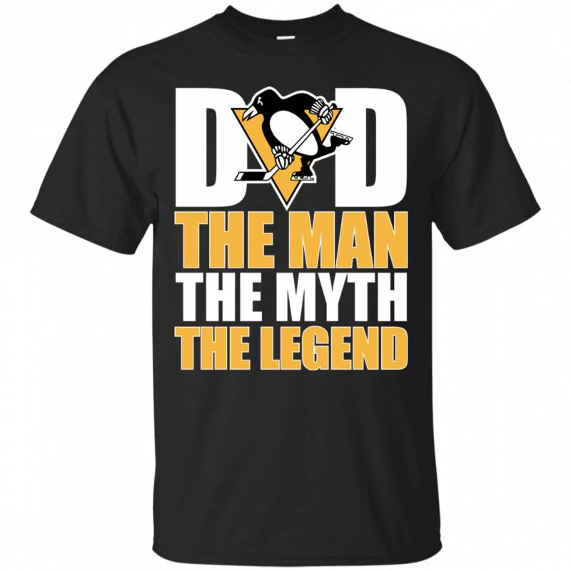 Pittsburgh Penguins Hockey Dad The Man The Myth The Legend Shirt