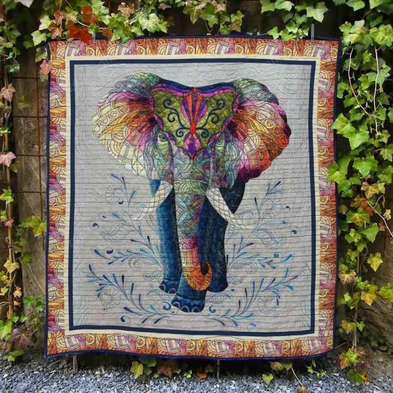 Elephant Ver8 Blanket TH1507 Quilt