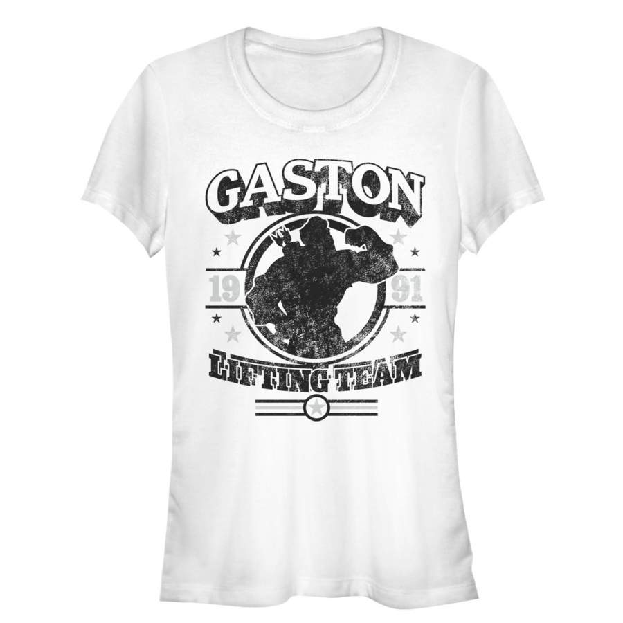 Beauty and the Beast Junior’s Gaston Lifting Team  T Shirt