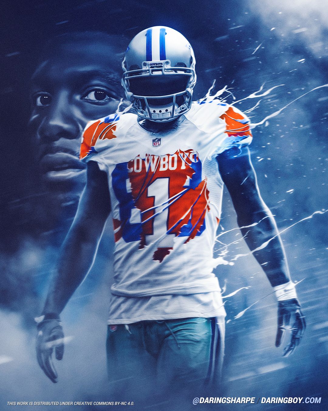 Dez Bryant 88 Dallas Cowboys Oklahoma State Cowboys Poster For Fans