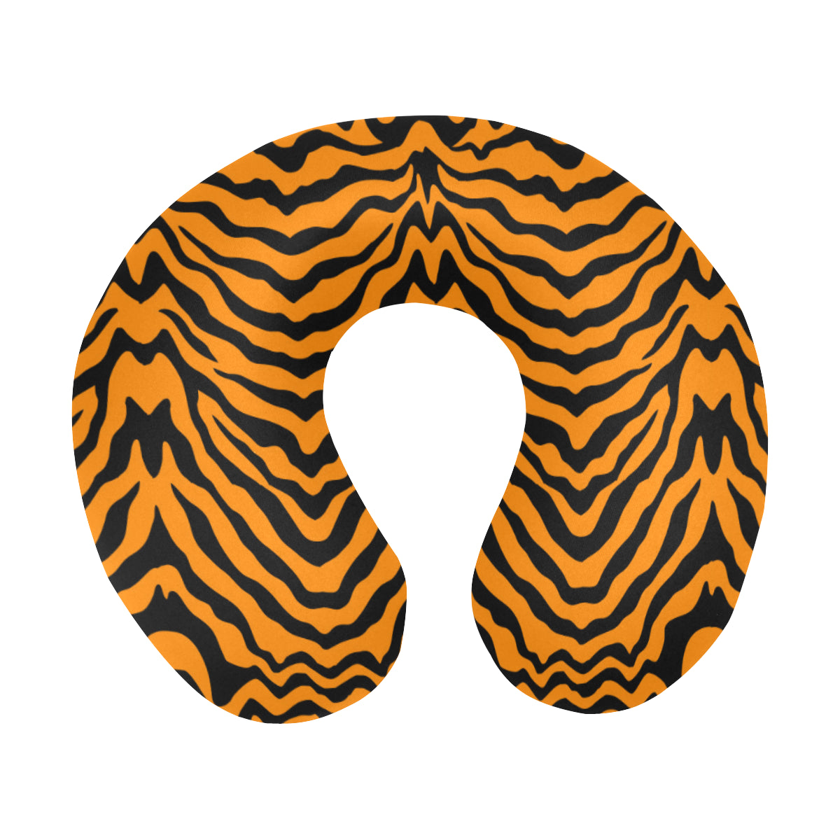 Bengal Tigers Skin Print Pattern U-Shaped Travel Neck Pillow