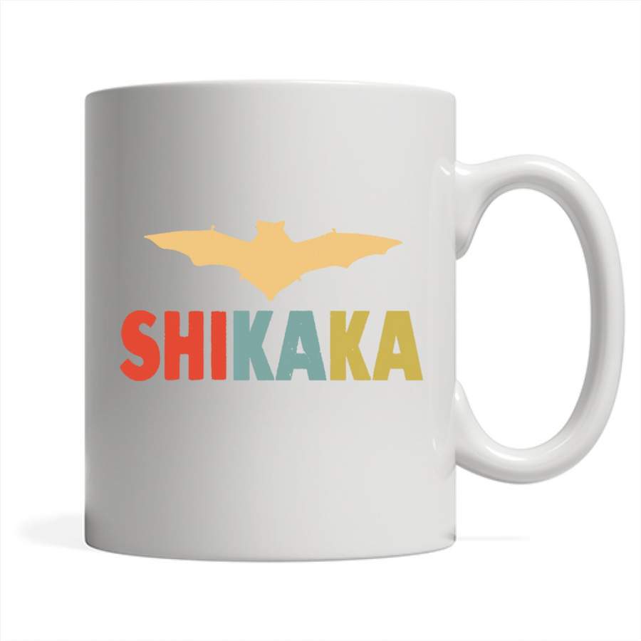 Shikaka Classic Vintage – Full-Wrap Coffee White Mug