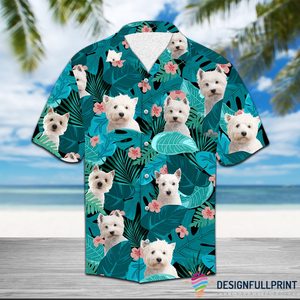 Tropical Westie Tropical Shirt Tropical Shirt Hawaiian Shirt For Men For Men Tropical Shirt Tropical Shirt Hawaiian Shirt For Men For Men Cm Dog Lover Gift