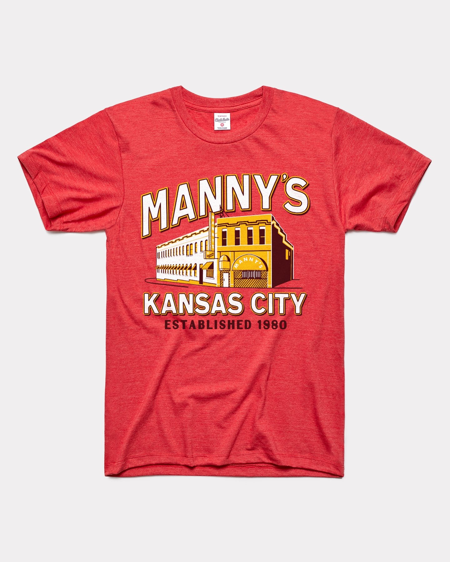 Manny’S Kansas City Vintage Red T-Shirt