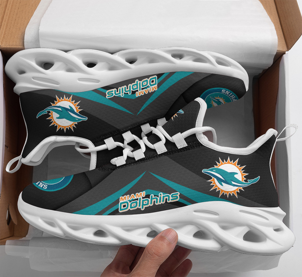 Miami Dolphins Yezy Running Sneakers Bg476