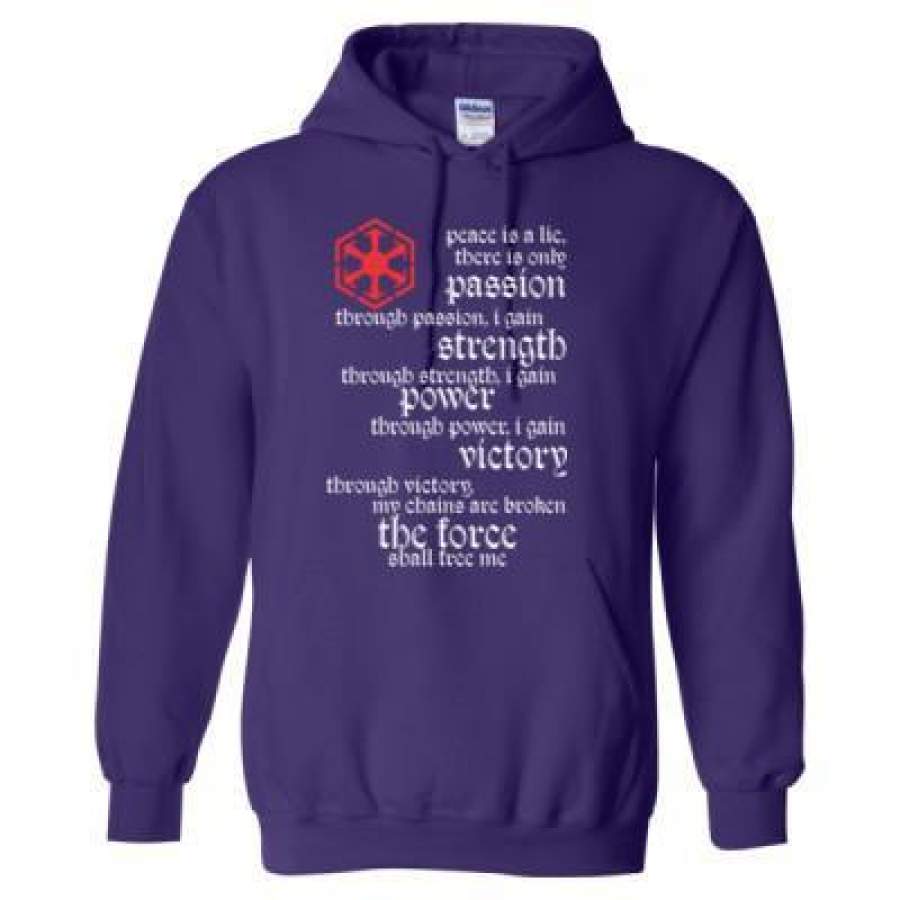 AGR Peace Is A Lie There Is Only Passion Strength Power Victory – Heavy Blend™ Hooded Sweatshirt