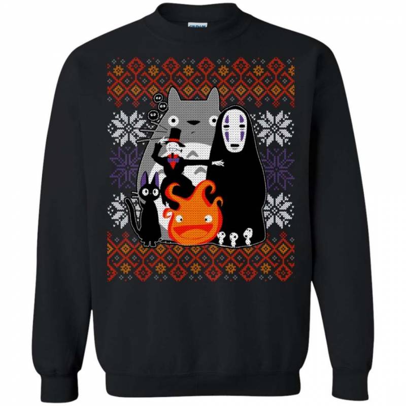 Studio Ghibli Miyazaki Ugly Christmas Sweater