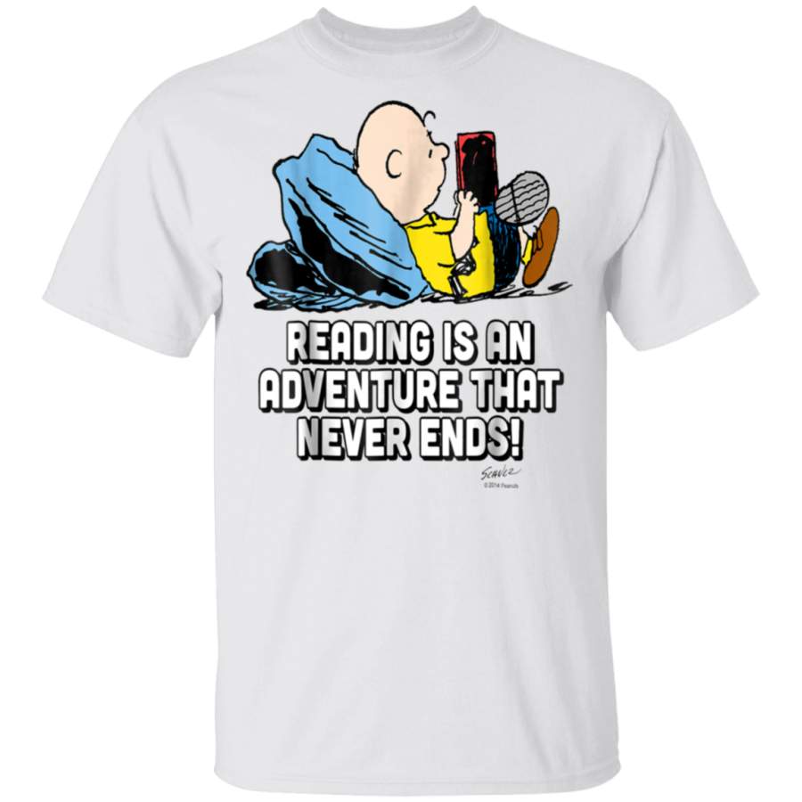 Peanuts Reading is an Adventure T-Shirt