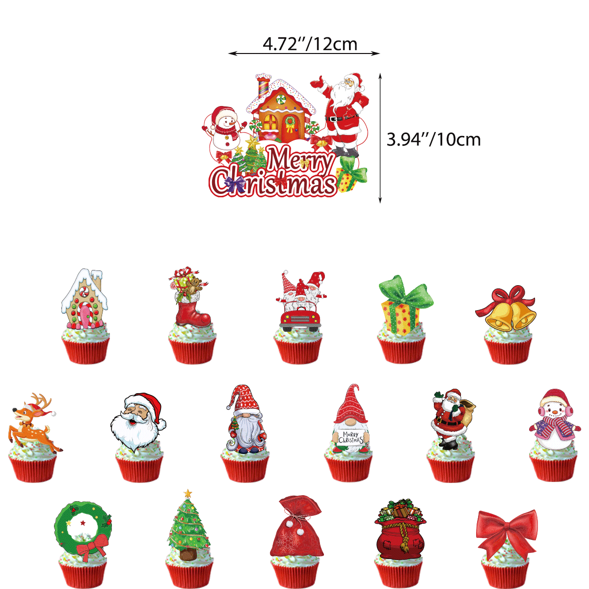 Christmas Decoration for Home 2022 Merry Christmas Party Decorations Navidad Tree Santa Claus Balloon Candy Cane New Year Decor alx