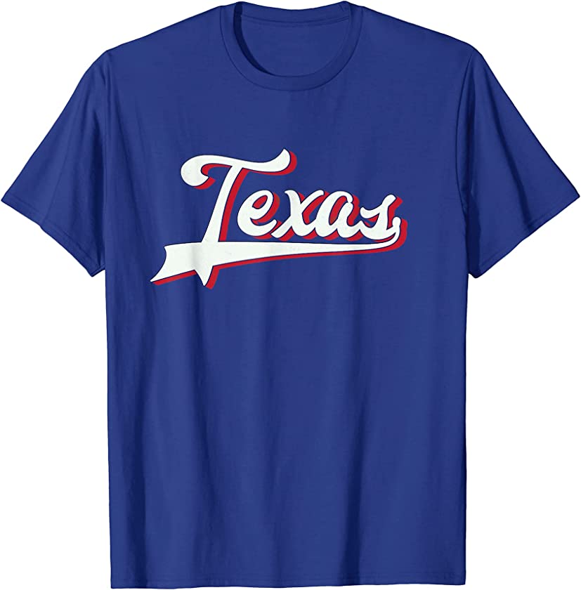 Vintage Texas Baseball T Game Day Ranger T-Shirt