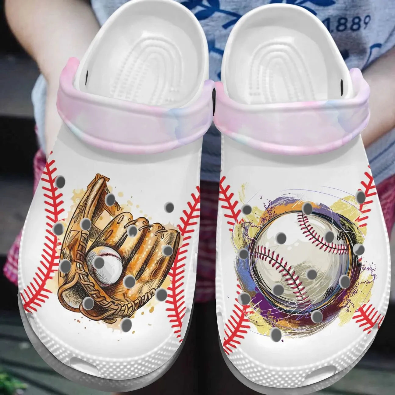 Baseball Personalized Clog Custom Crocss Comfortablefashion Style Comfortable For Women Men Kid Print 3D Baseball Passion