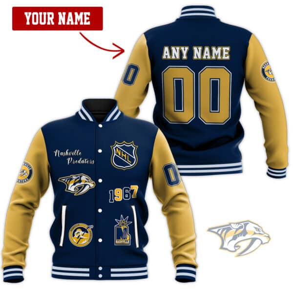 Baseball Jacket Nashville Predators