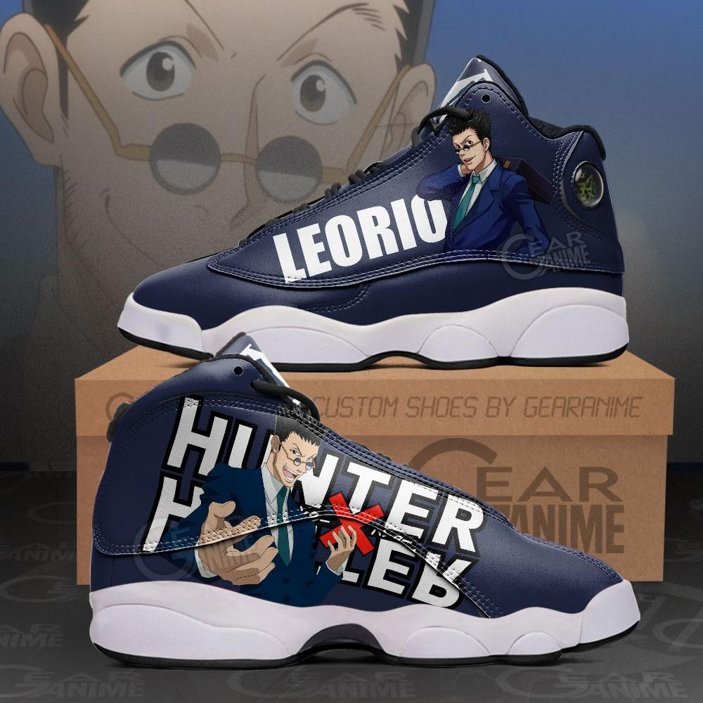 Leorio Air Jordan 13 Sneakers JD13 Hunter X Hunter Custom Anime Shoes
