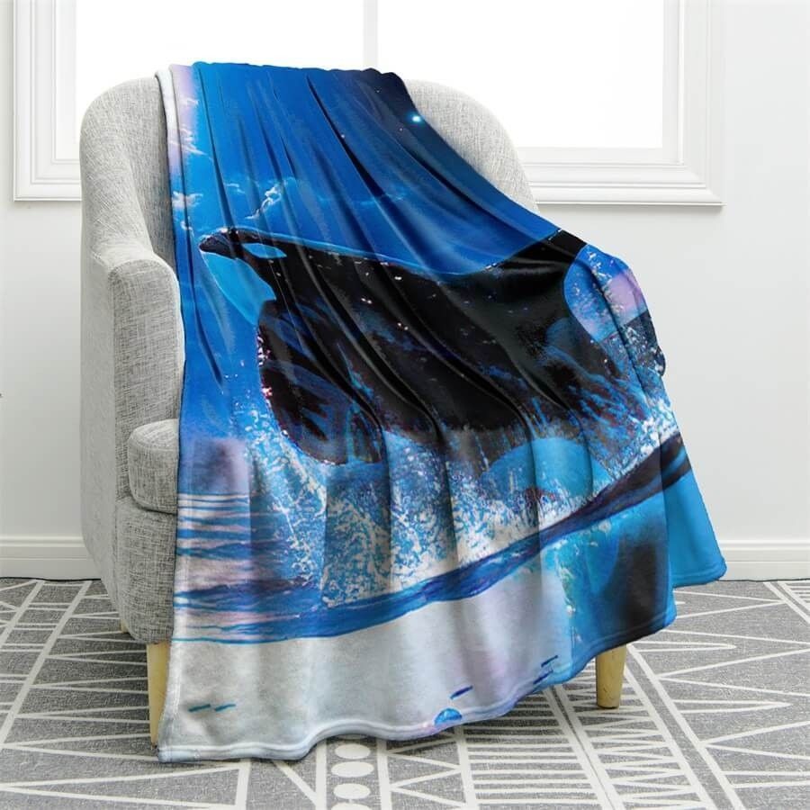 Active Whale CLH1612011F Sherpa Fleece Blanket