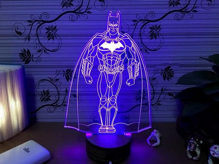 Batman 3D Illusion Night Light Led Light