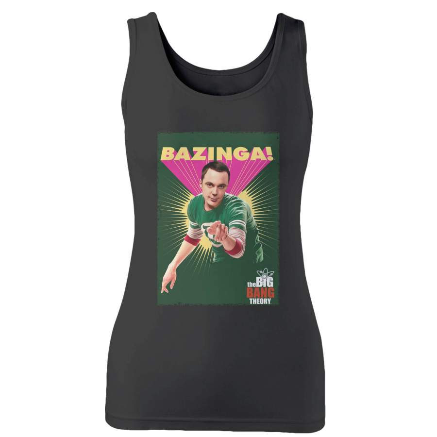 Bazinga The Big Bang Poster Woman’s Tank Top