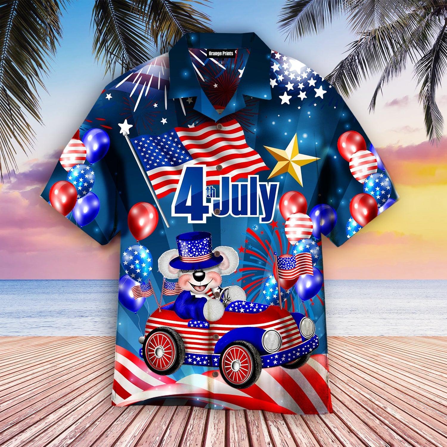 My Patriotic Heart Beats Of July Hawaii Shirt For Men Women Ha48911