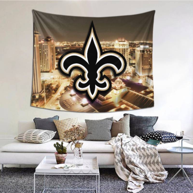 Durable New Orleans Saints Tapestry -155695 For Beach Shawl Scarf Blanket