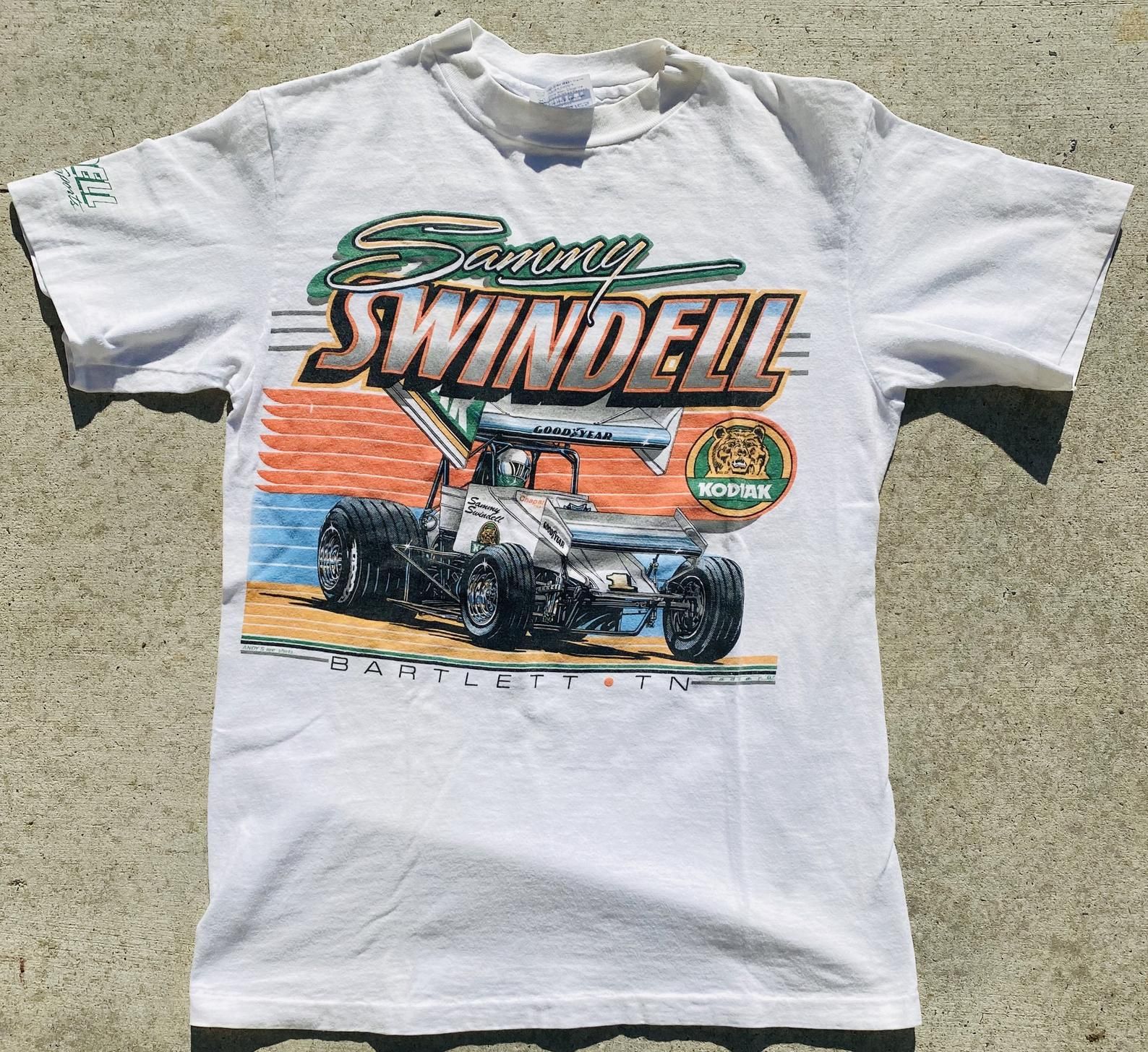 Rare! Vintage 1987 Sammy Swindell Kodiak S Car Tee –