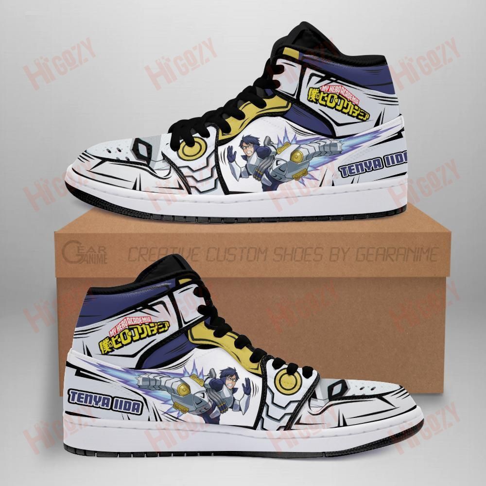 Bnha Tenya Iida Sneakers Custom Anime My Hero Academia Shoes