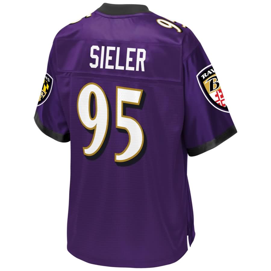 Zach Sieler Baltimore Ravens NFL Pro Line Player Jersey – Purple