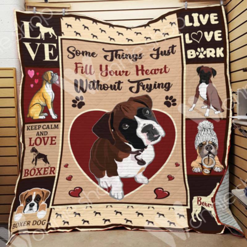 Boxer Dog Blanket OCT1501 76O52