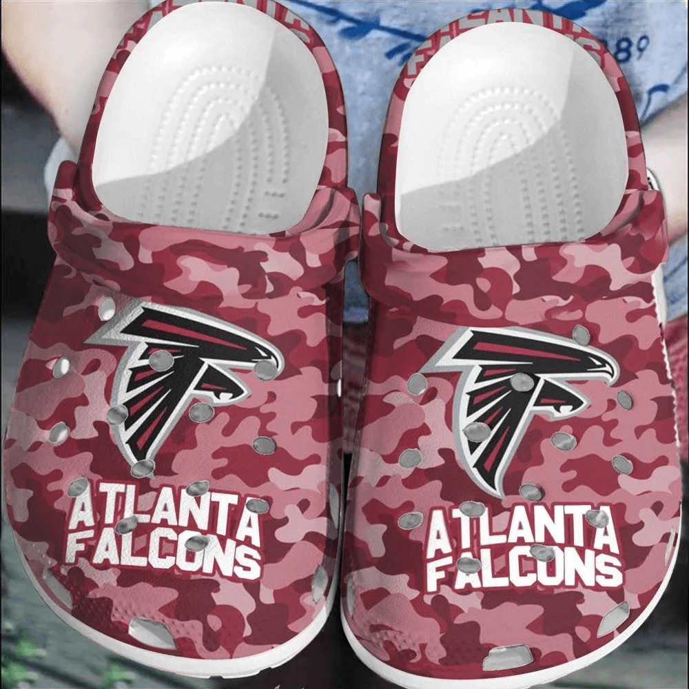 NFL Atlanta Falcons Football Crocss Clogs Shoes Comfortable Crocband For Men Women