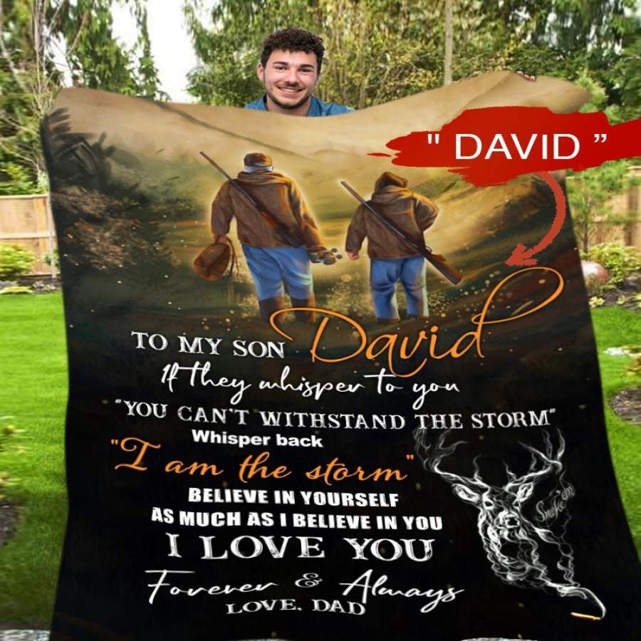 Zalooo The Storm Dad To Son Deer Blanket Hunting Dad To Son