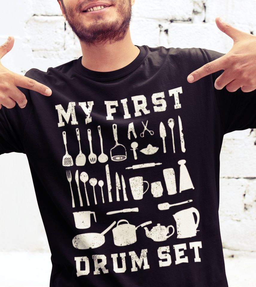 My First Drum Set Gift Standard/Premium T-Shirt