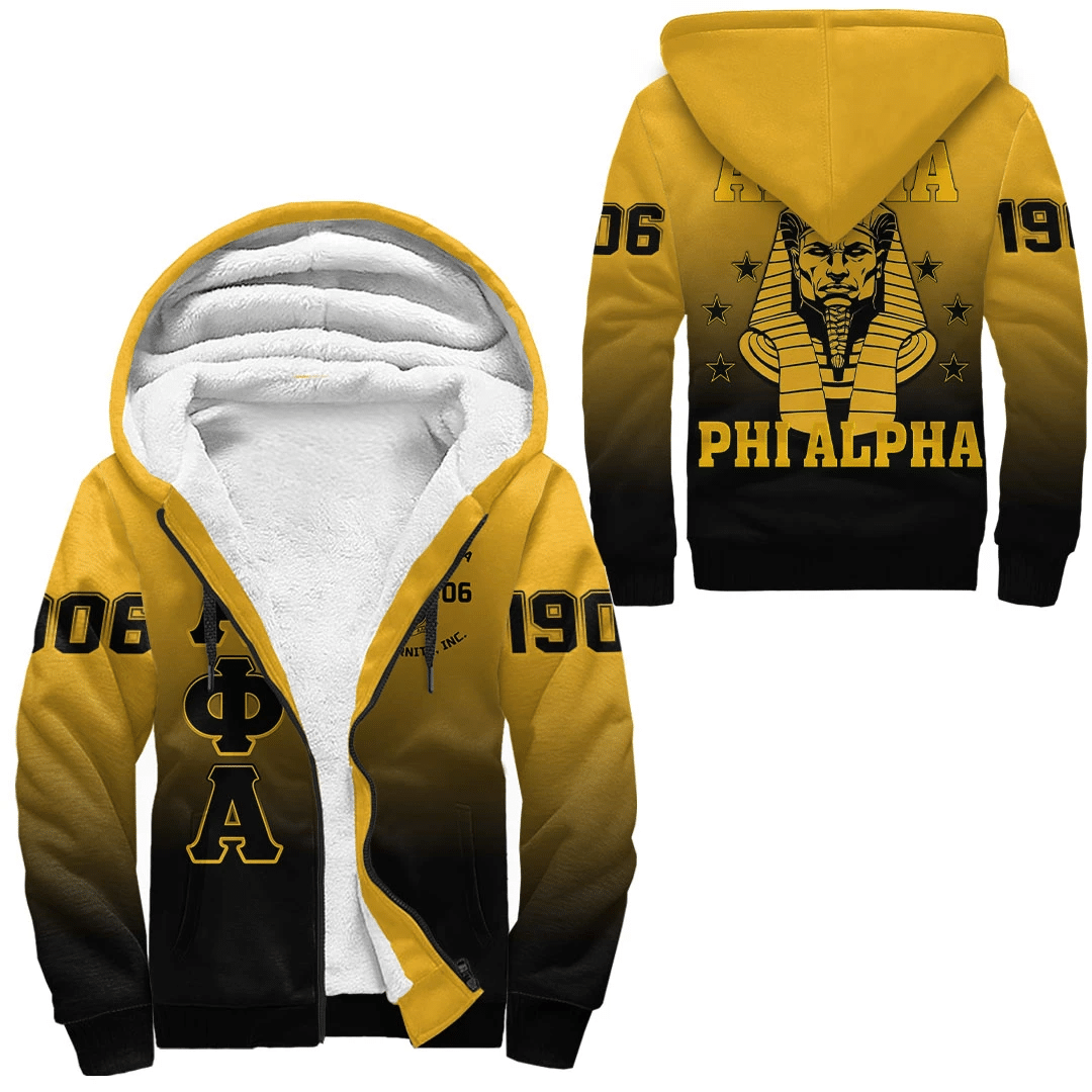 Africa Zone Hoodie – Alpha Phi Alpha Gradient Sherpa Hoodies A31