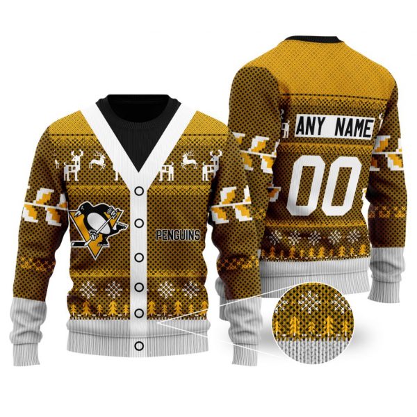 Nhl Pittsburgh Penguins | Specialized Unisex Sweater For Chrismas Season